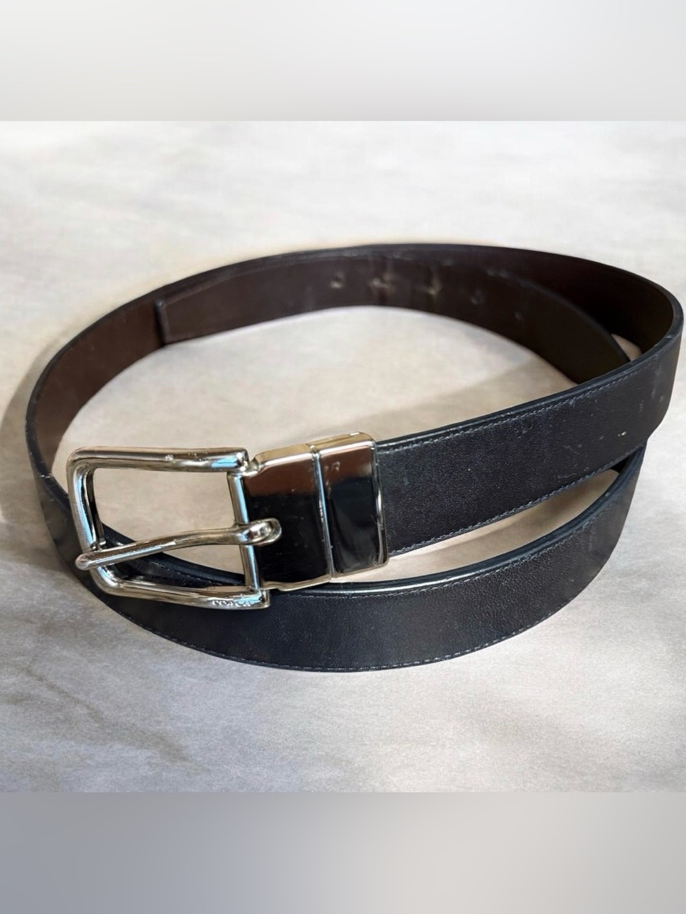Coach Men’s Reversible Belt Size 42” Black | Brown Leather Dress Belt